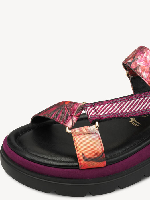 Sandaaltje, DARK PINK COMB, hi-res