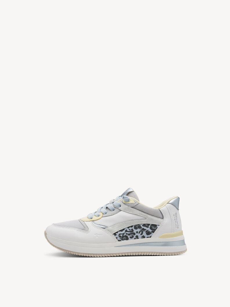 Sneaker, WHITE/BLUE, hi-res