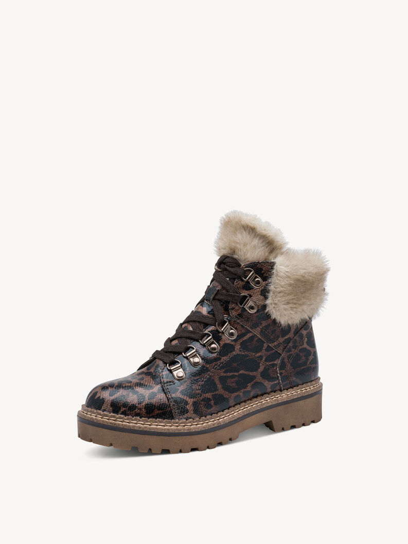 Stiefelette - braun Warmfutter, BROWN LEOPARD, hi-res