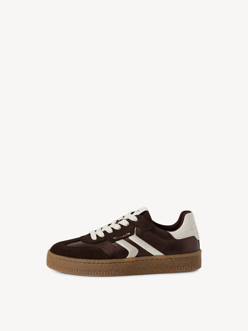 Leren Sneaker - bruin, BROWN METALLIC, hi-res