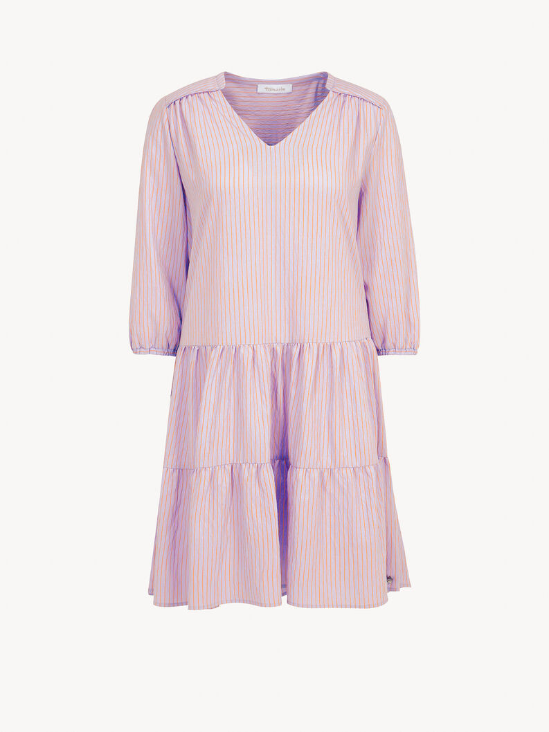 Φορέματα - λιλά, Lavender/Dusty Orange Striped, hi-res