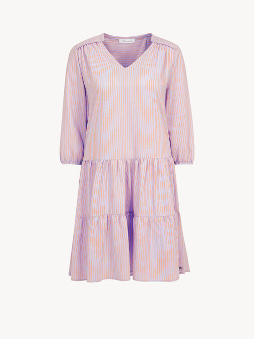 Kleid, Lavender/Dusty Orange Striped, hi-res