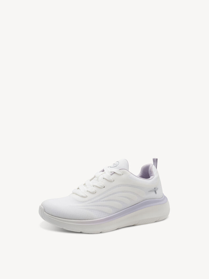 Sneaker - white, WHITE/LILAC, hi-res