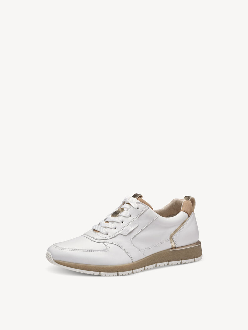 Ledersneaker - weiß, WHITE COMB, hi-res