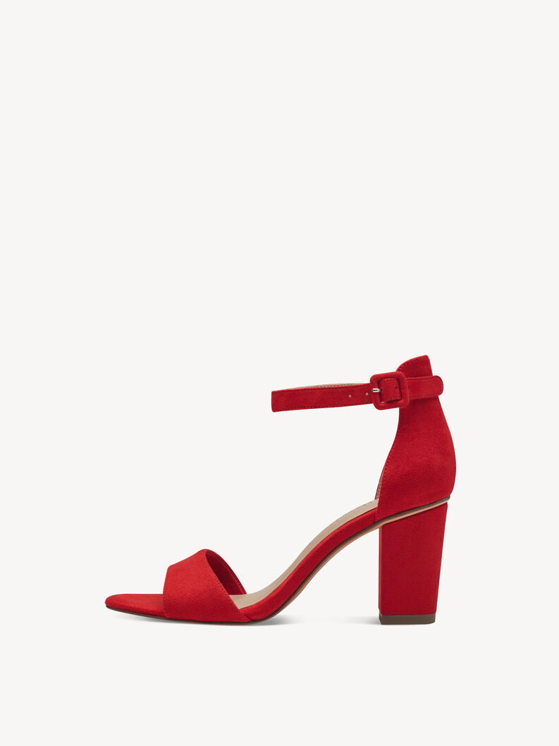 Sandálky - červená, RED, hi-res