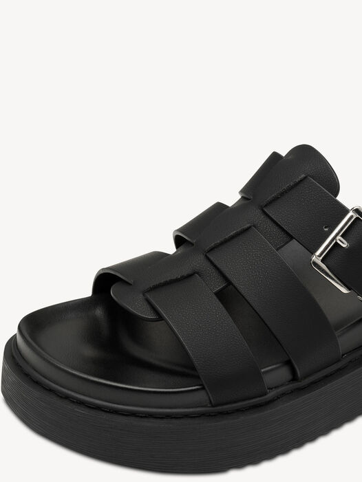 Slipper, BLACK, hi-res