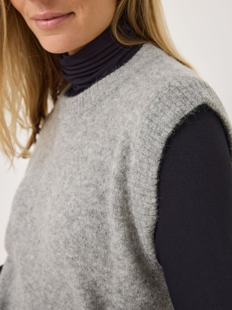 Débardeur - gris, Medium Grey Melange, hi-res