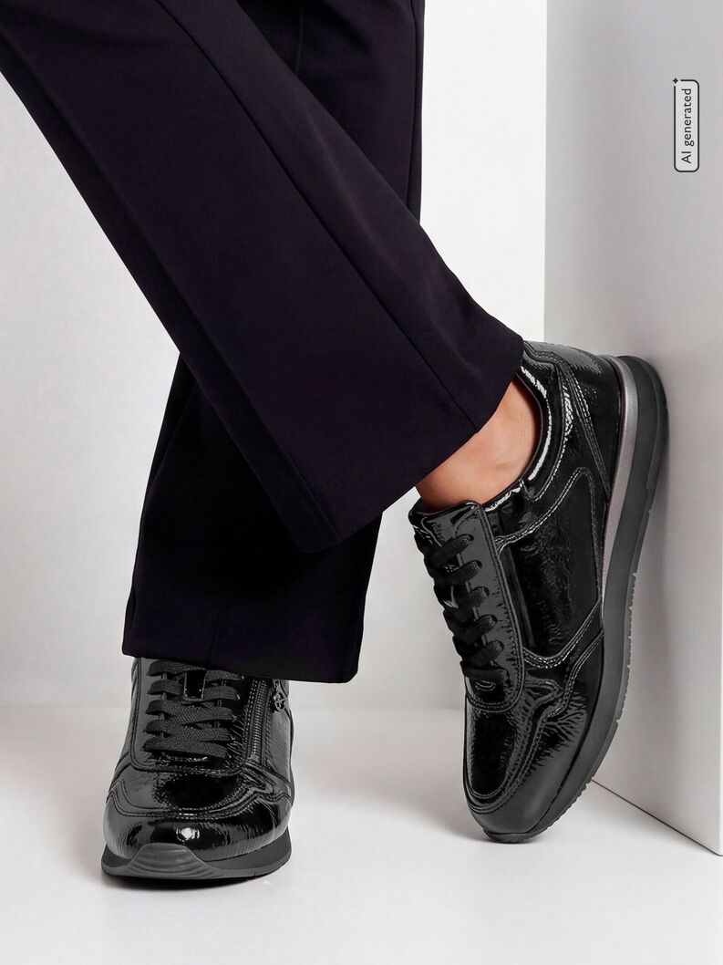 Tenisky, BLACK PATENT, hi-res