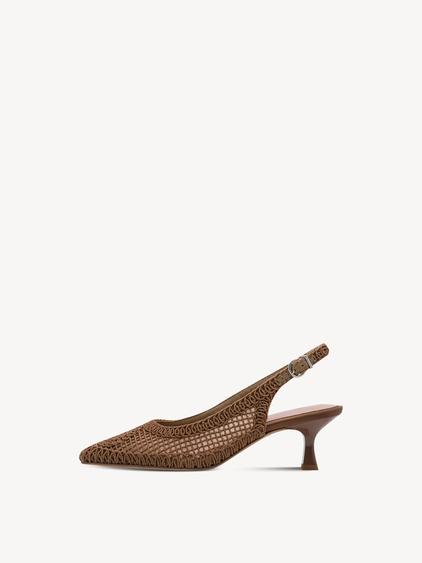 Slingpumps - bruin, BROWN, hi-res