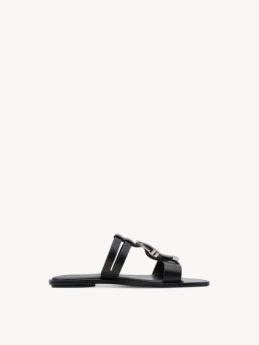 Slipper - zwart, BLACK, hi-res