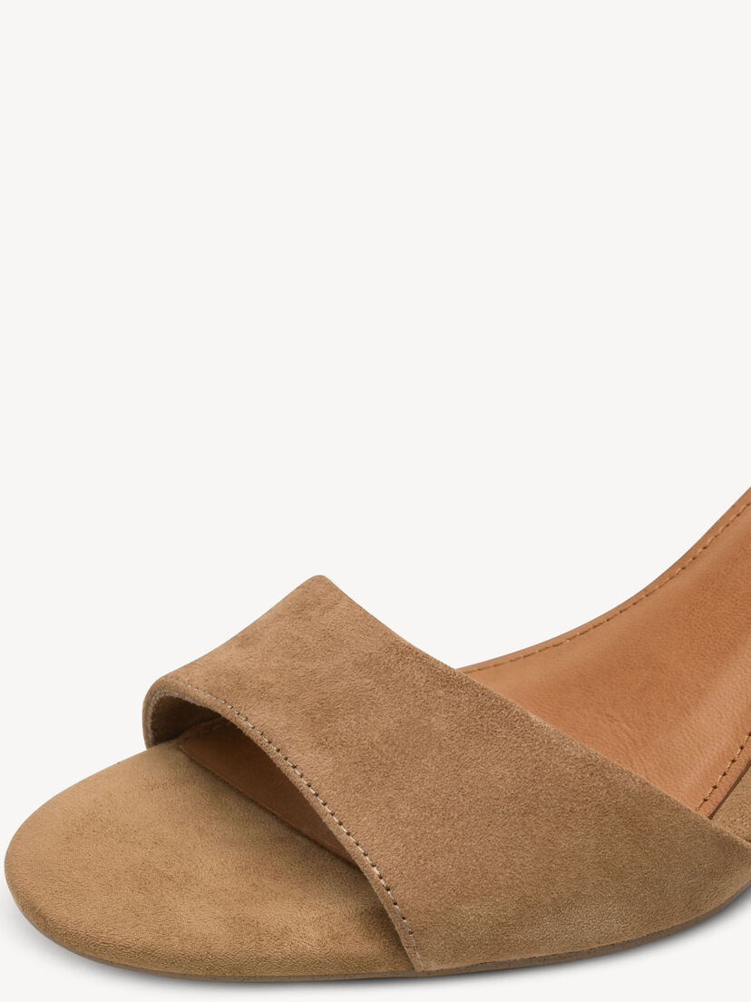 Leren Sandaaltje - beige, beige, hi-res