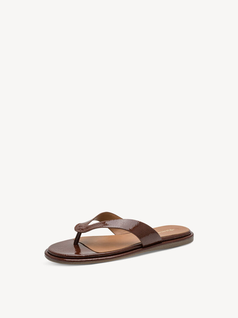 Tong - marron, BROWN PATENT, hi-res