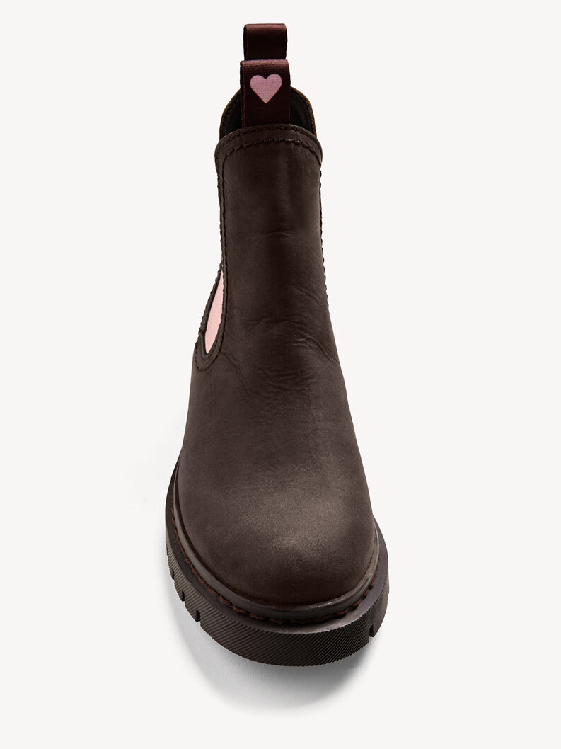 Leder Chelsea Boot - braun, BROWN/ROSE, hi-res