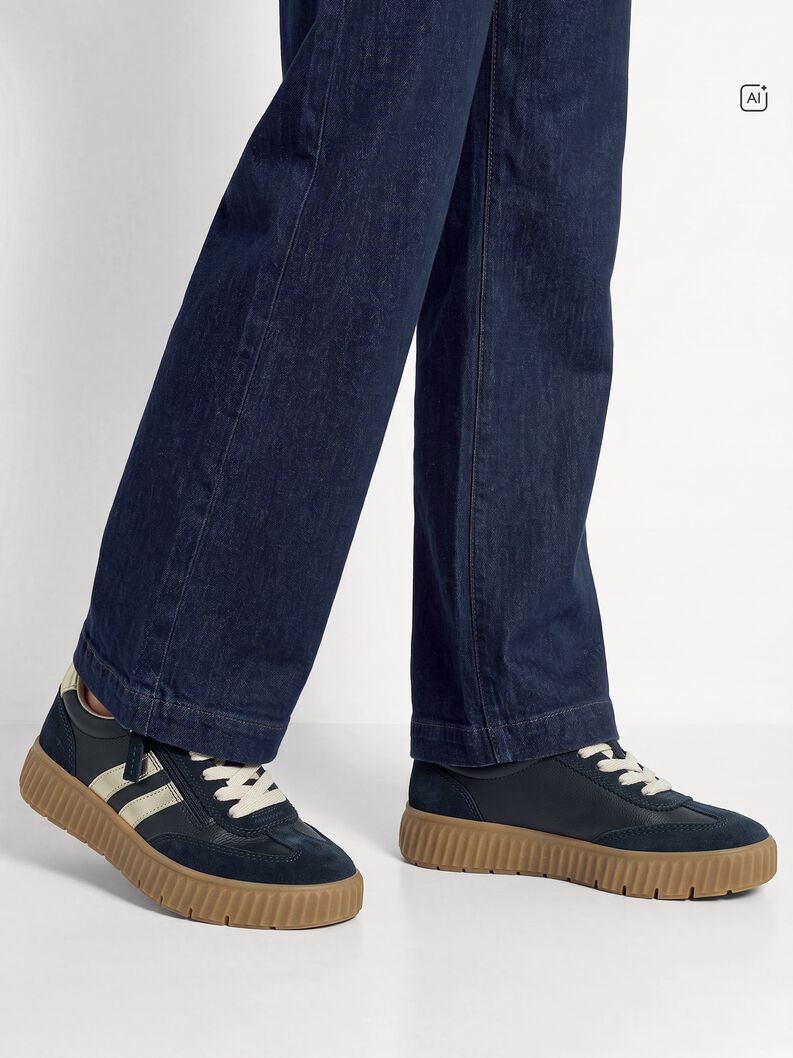 sneaker, NAVY/GOLD, hi-res