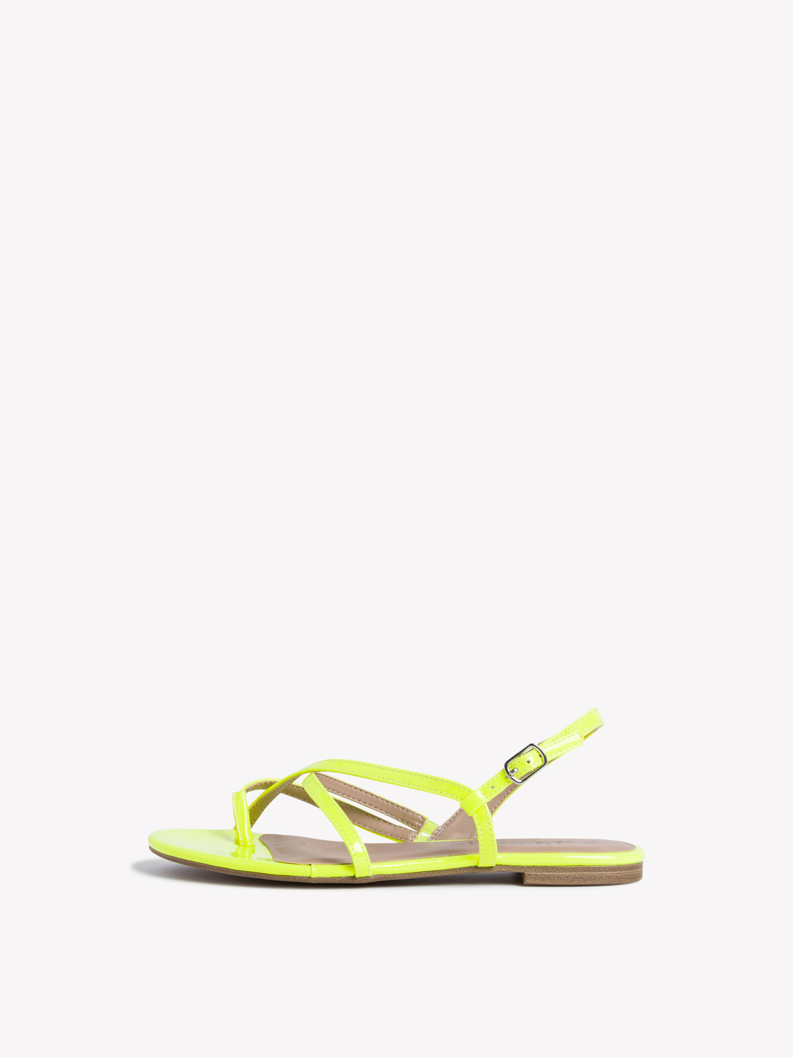 yellow neon sandals