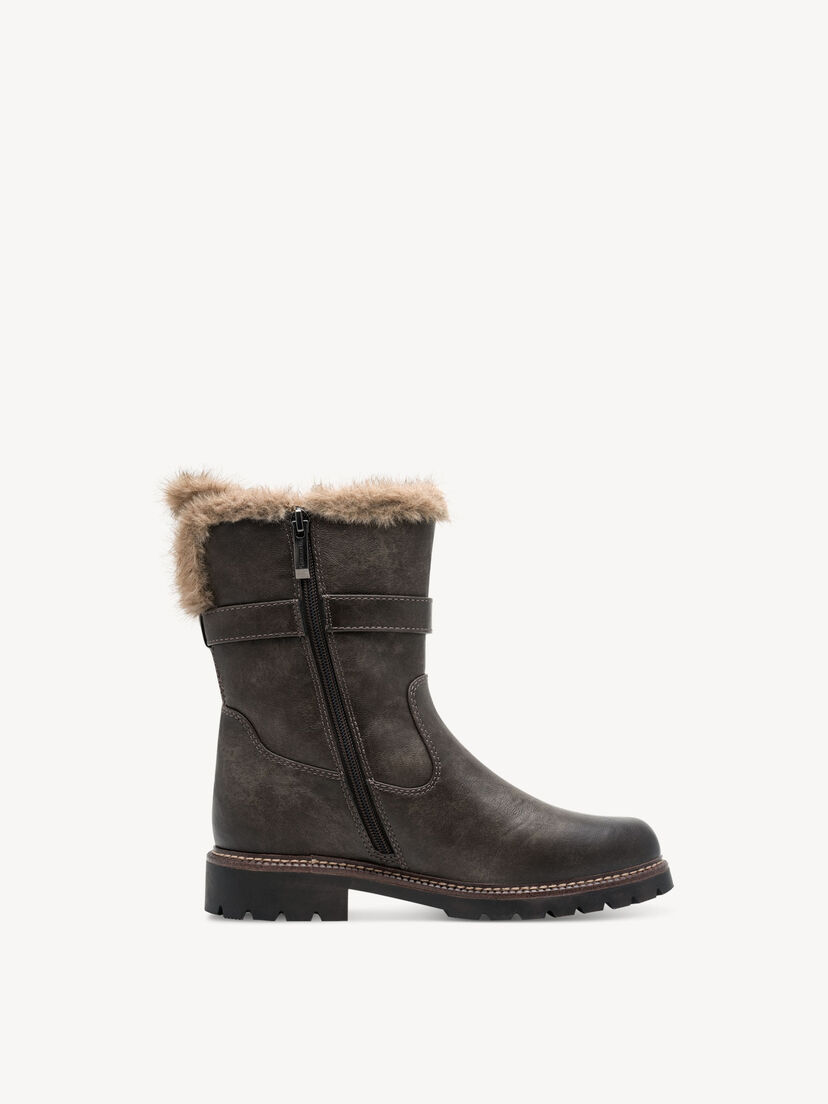 Enkellaarsje - bruin warme voering, CIGAR, hi-res