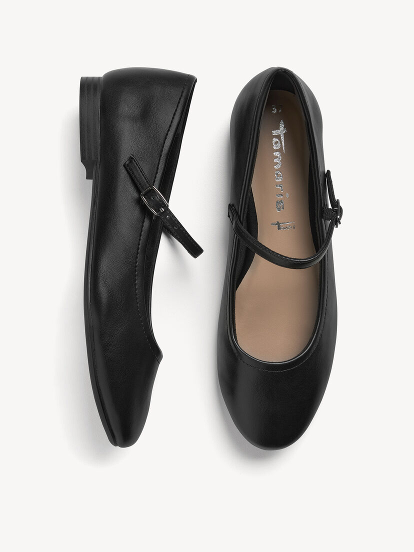 Ballerina - zwart, BLACK MATT, hi-res