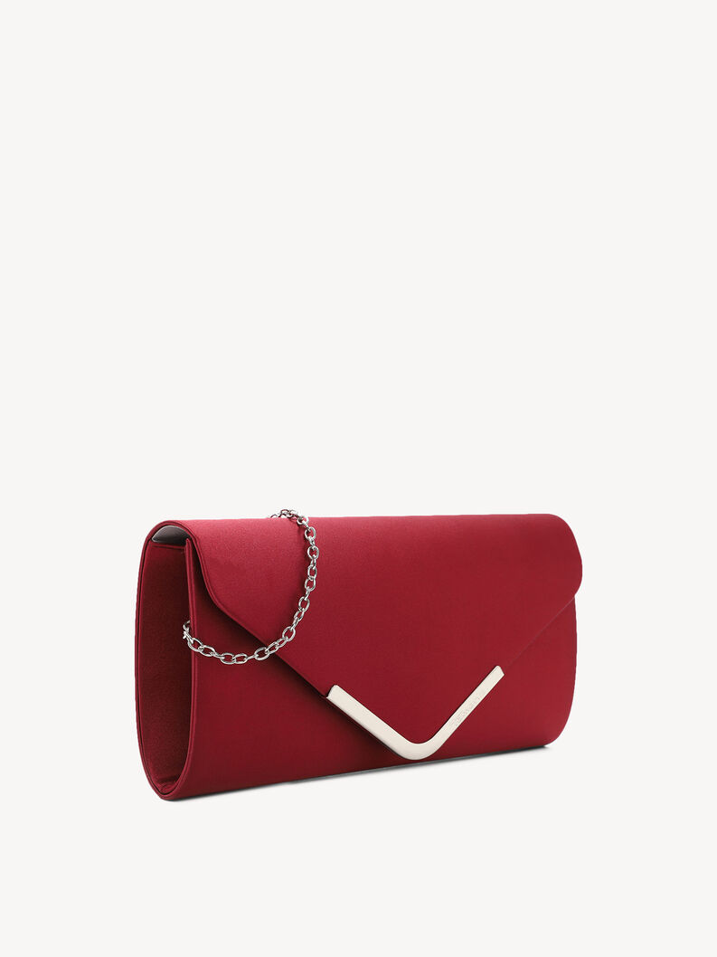 Clutch bag - red, darkwine, hi-res