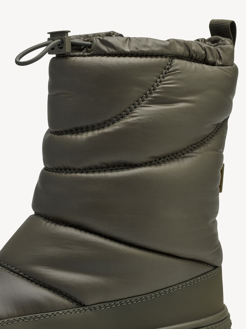 Bootie - green warm lining, OLIVE, hi-res