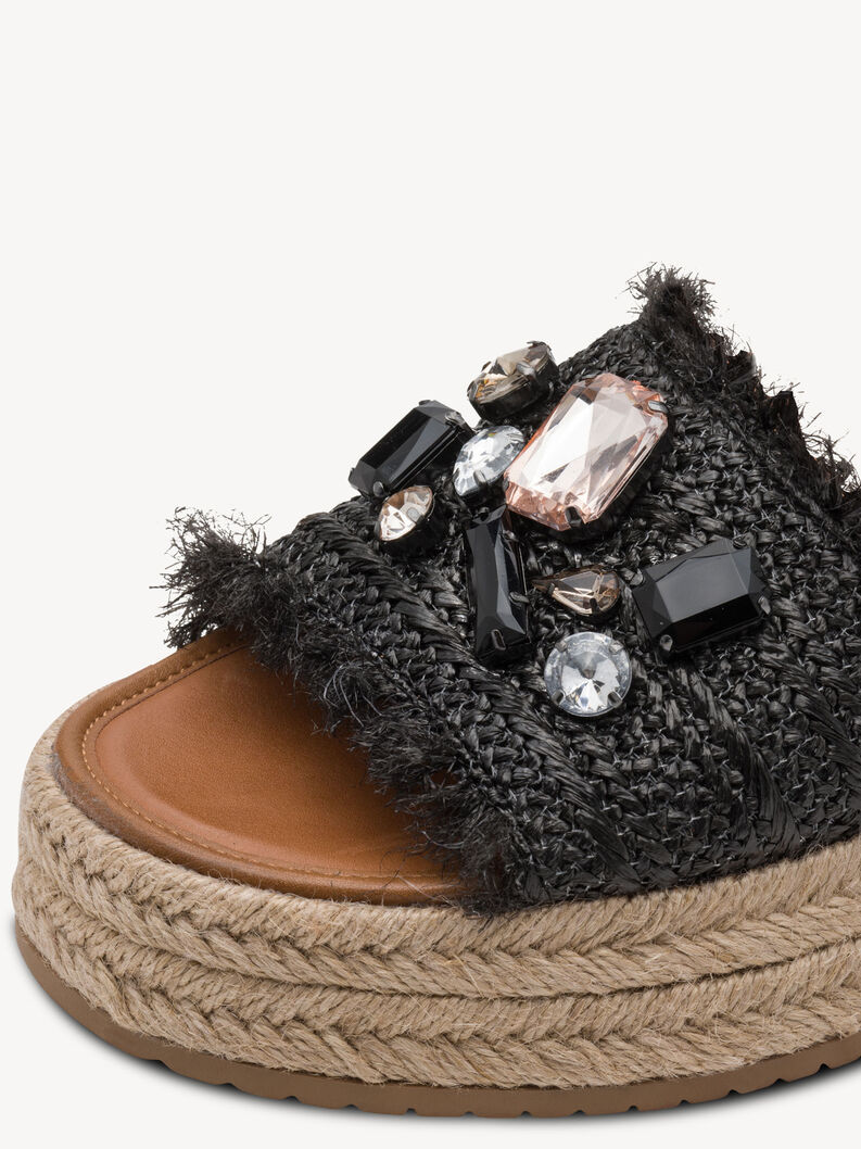 Pantolette - schwarz, BLACK, hi-res