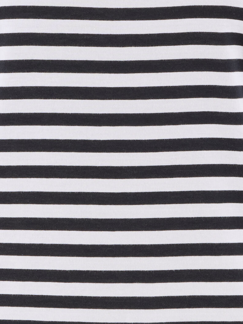 Longsleeve Shirt - noir, Bright White/Black Beauty Striped, hi-res