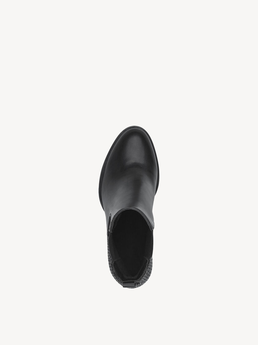 Chelseaboot - zwart, BLACK/STRUCT., hi-res