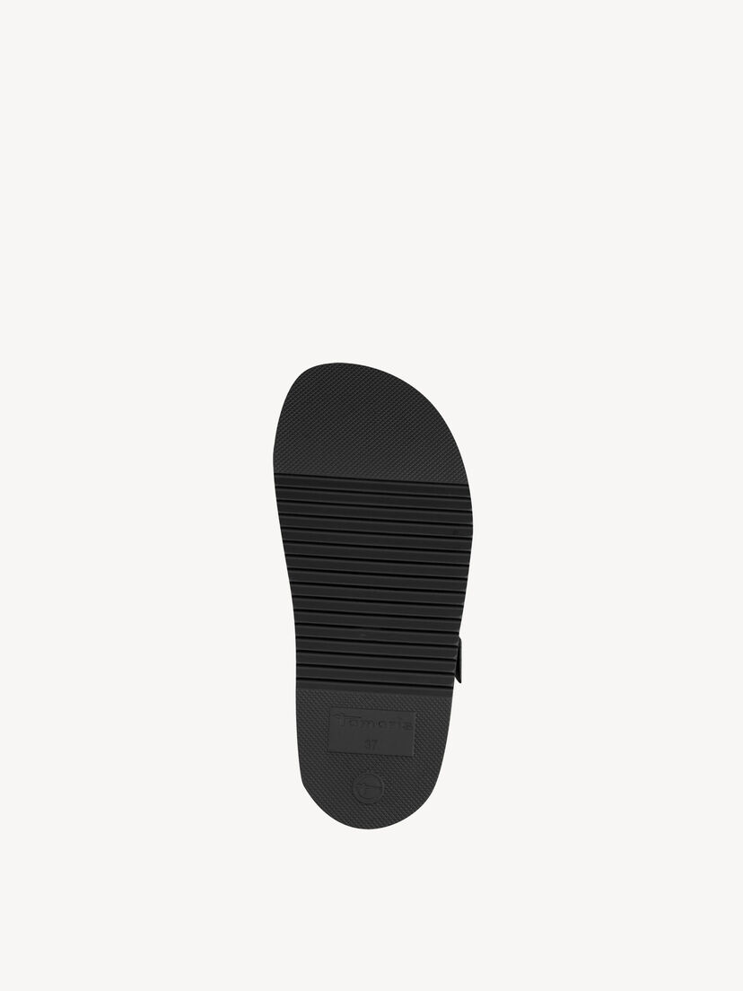 Slipper - zwart, BLACK, hi-res