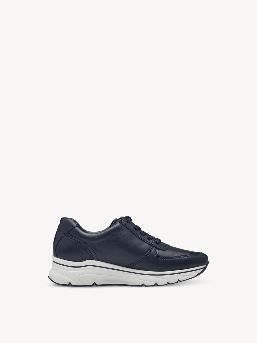 Leren Sneaker - blauw, NAVY LEATHER, hi-res