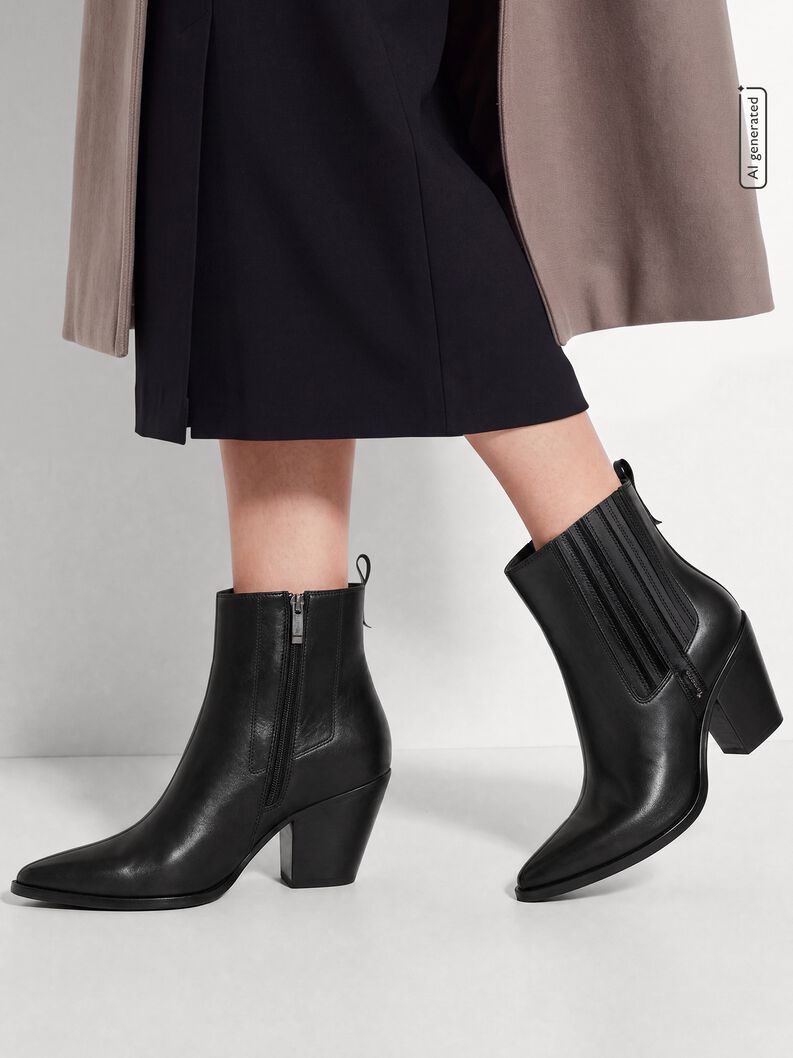Bootie, BLACK, hi-res
