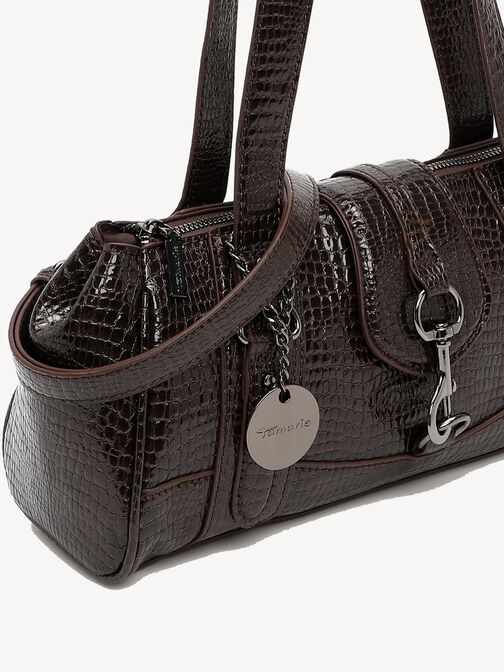 Shopping bag, brown, hi-res