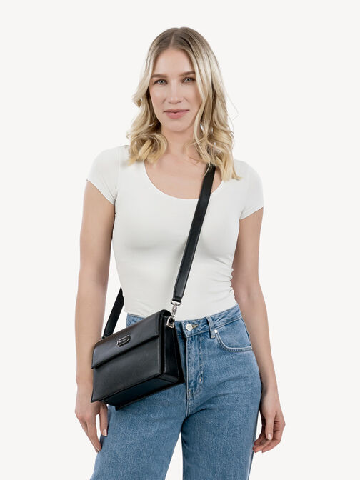 Sac à bandoulière, black, hi-res