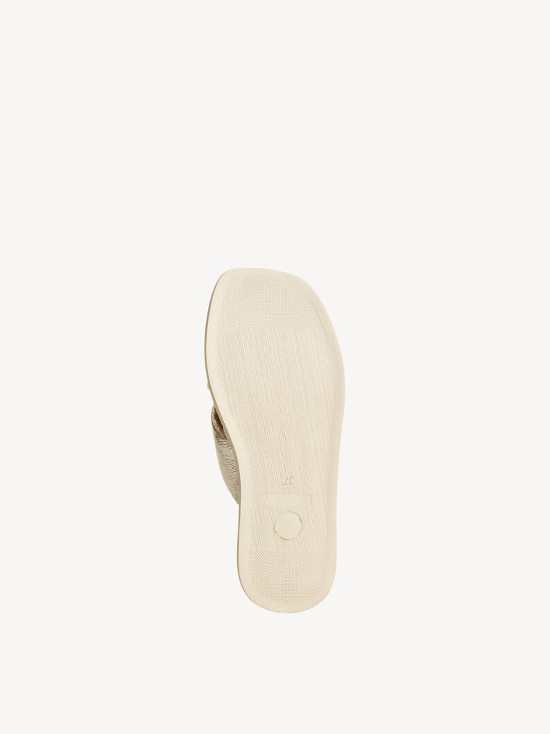 Ciabatte - oro, LIGHT GOLD MET, hi-res