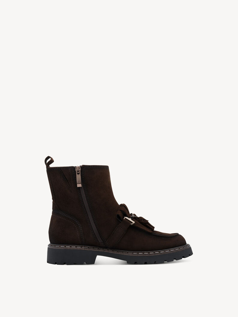Lederstiefelette - braun, MOCCA, hi-res