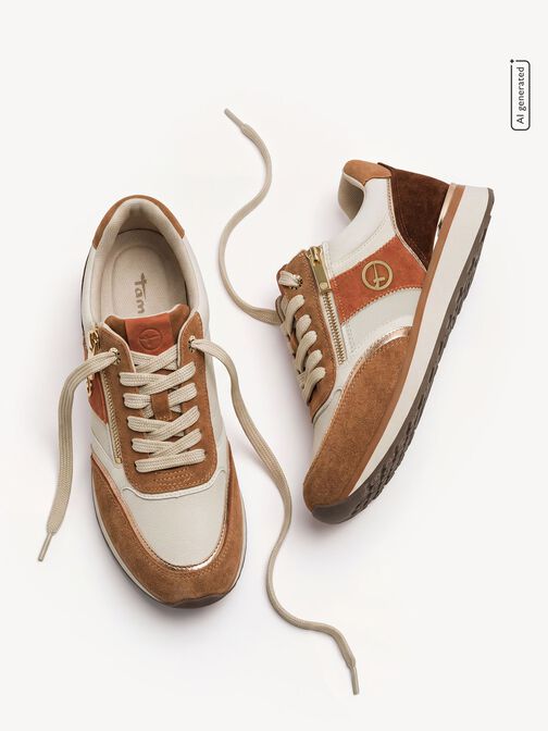 Sneaker, COGNAC COMB, hi-res