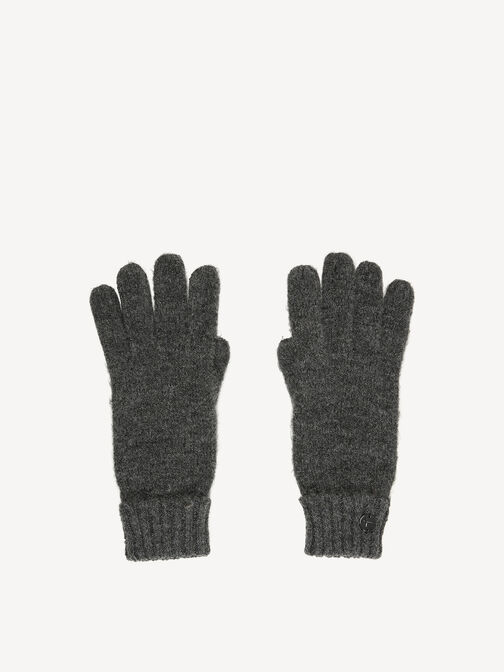 Gloves, Jet Black& Quiet Shade, hi-res