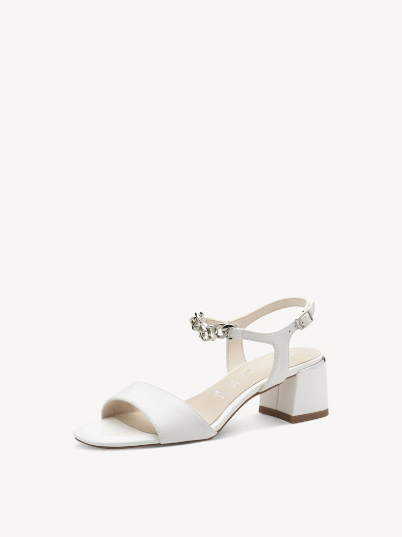 Ledersandalette - wei&szlig;, WHITE, hi-res