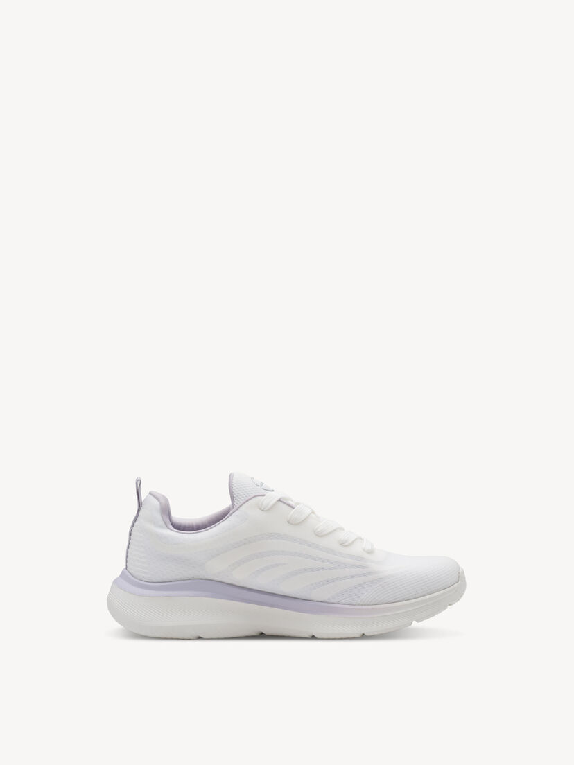 Sneaker - wit, WHITE/LILAC, hi-res