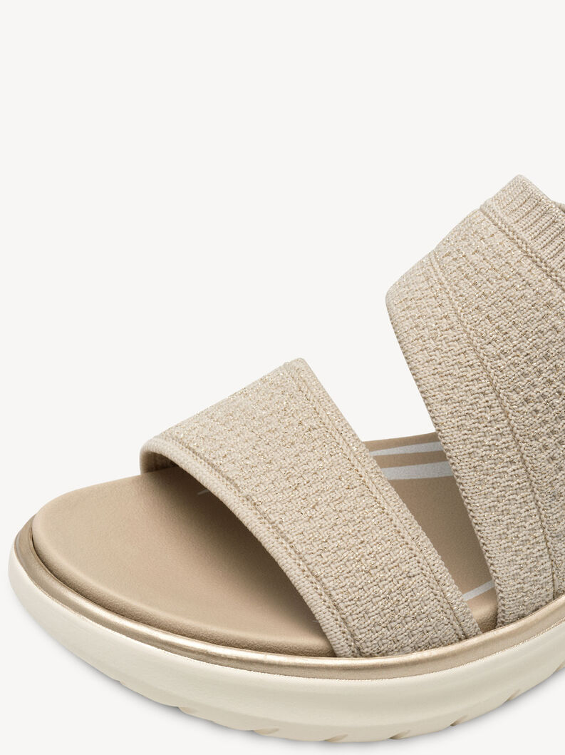 Sandaal, BEIGE/GOLD, hi-res