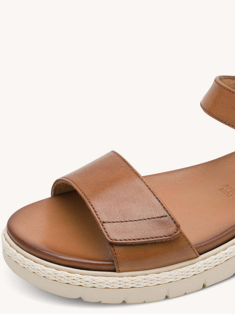 Sandalette, COGNAC LEATHER, hi-res