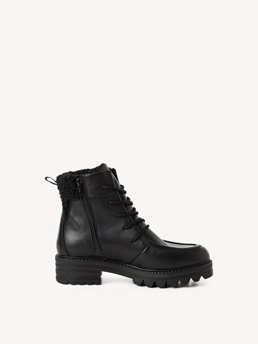 Enkellaarsje, BLACK LEATHER, hi-res