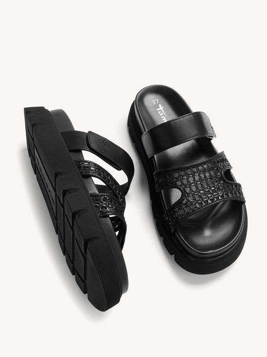 Slipper, BLACK, hi-res