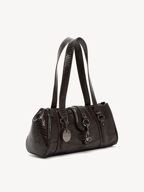 Shopping bag, brown, hi-res