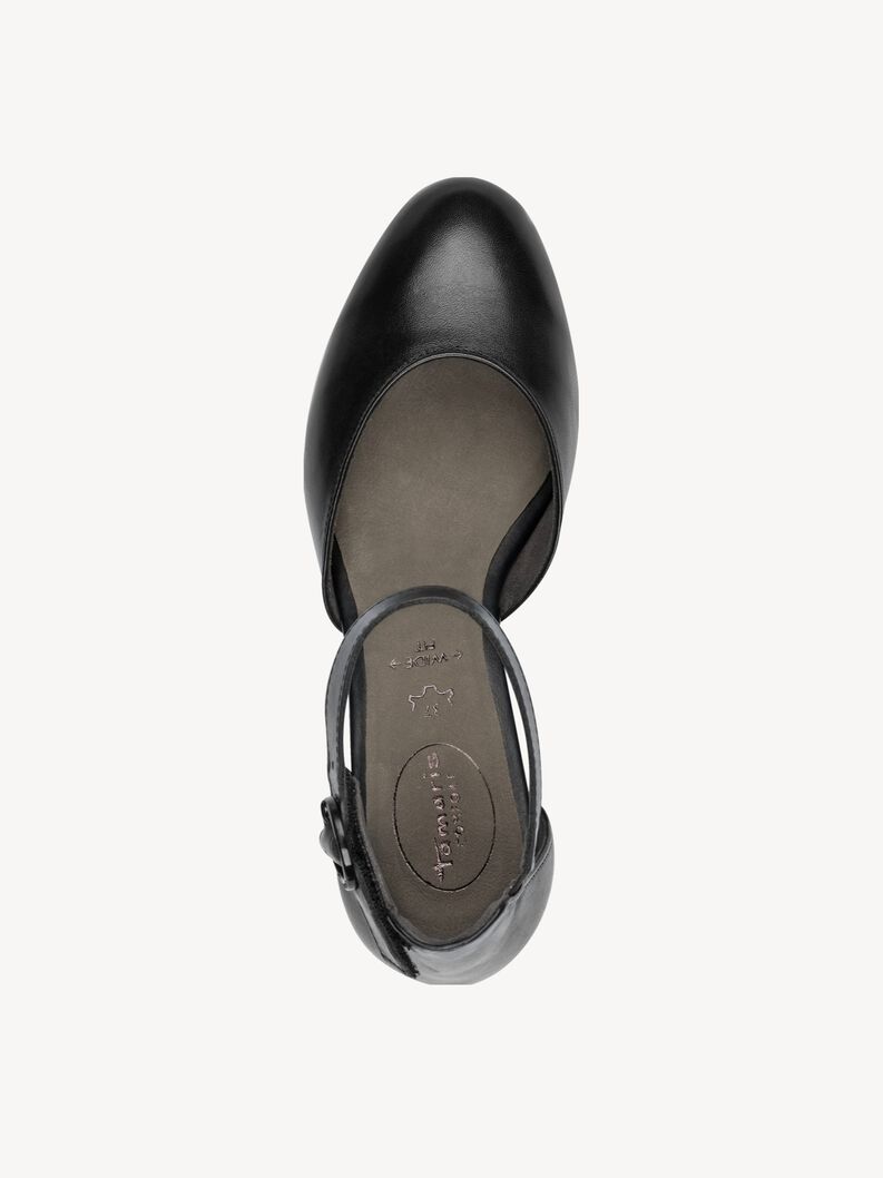 Leather Pumps - black, BLACK NAPPA, hi-res