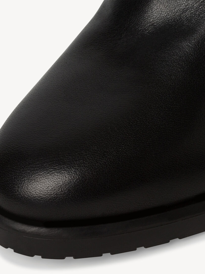 Leren Laarzen - zwart, BLACK, hi-res