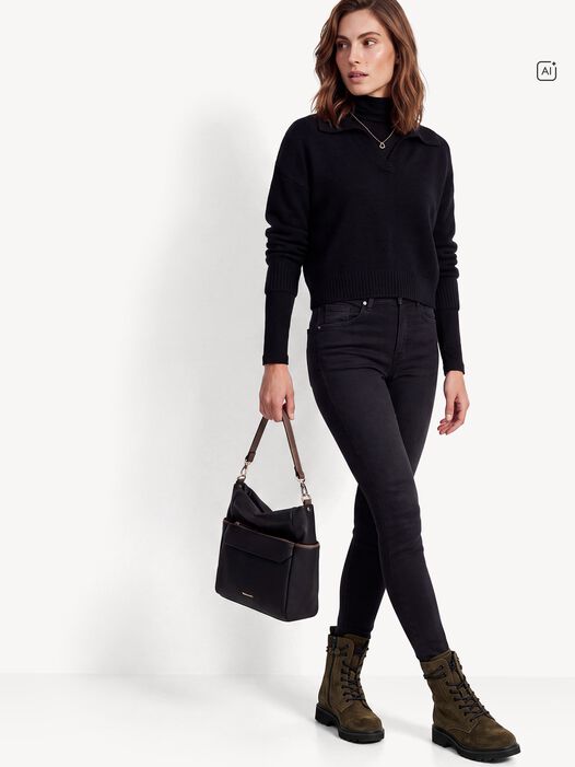 Enkellaarsje, OLIVE SUEDE, hi-res
