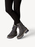Leather Bootie - grey, ANTHRACITE, hi-res