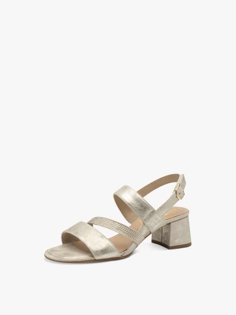 Sandaaltje - goud, CLOUDY GOLD, hi-res