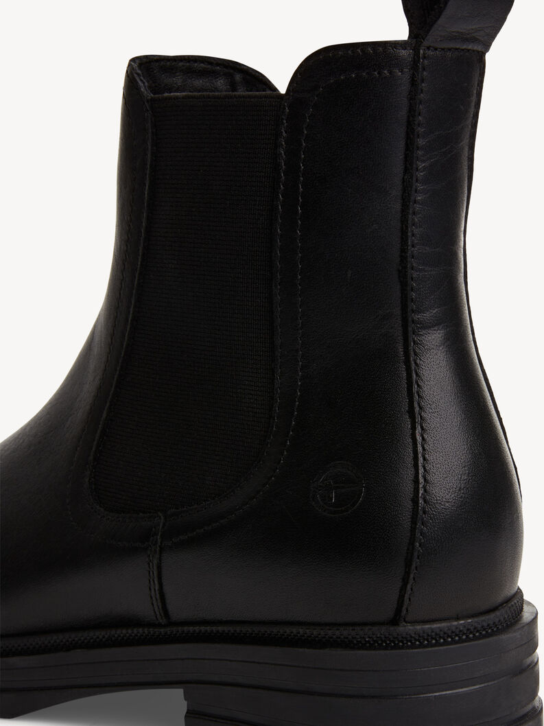 Leather Chelsea boot - black, BLACK LEATHER, hi-res
