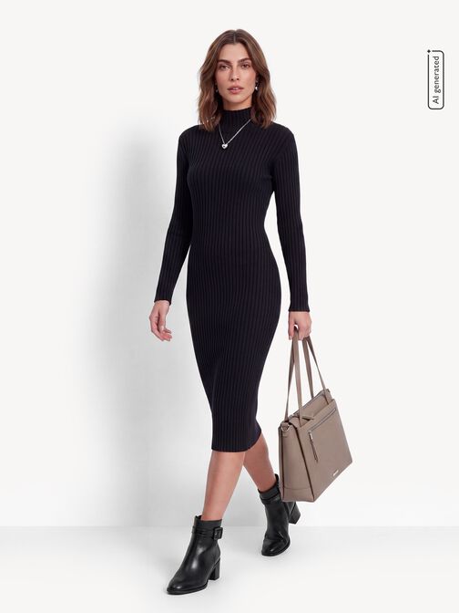 Bottine, BLACK LEATHER, hi-res