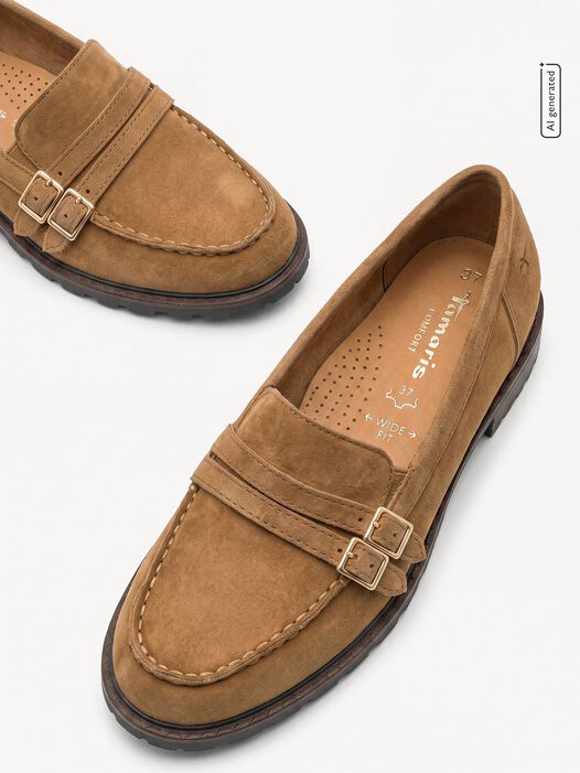 Instappers, CAMEL SUEDE, hi-res
